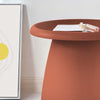 ArtissIn Coffee Table Mushroom Nordic Round Small Side Table 50CM Red