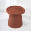 ArtissIn Coffee Table Mushroom Nordic Round Small Side Table 50CM Red