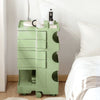 ArtissIn Bedside Table Side Tables Nightstand Organizer Replica Boby Trolley 5Tier Green