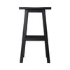 Artiss Set of 2 Beech Wood Bar Stools - Black