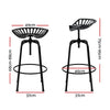 Artiss Bar Stool Retro Industrial Style Iron - Black