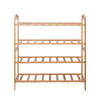 Artiss Bamboo Shoe Rack Organiser Wooden Stand Shelf 4 Tiers Shelves