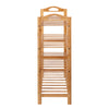 Artiss Bamboo Shoe Rack Organiser Wooden Stand Shelf 4 Tiers Shelves