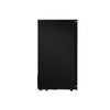 Devanti Bar Fridge 3 Glass Door Commercial Display Freeer Drink Beverage Cooler Black