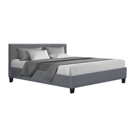 Artiss Neo Bed Frame Fabric - Grey King