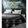 Artiss Neo Bed Frame PU Leather - Black Queen