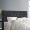 Artiss King Size Bed Head Headboard Bedhead Fabric Frame Base CAPPI Charcoal