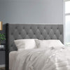 Artiss Bed Head Headboard Queen Bedhead Fabric Frame Base CAPPI Grey