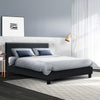 Artiss Neo Fabric Bed Frame - Charcoal Double