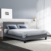 Artiss Neo Fabric Bed Frame - Grey Double