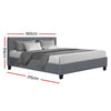 Artiss Neo Fabric Bed Frame - Grey King