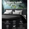 Artiss Neo Fabric Bed Frame - Charcoal Queen