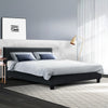 Artiss Neo Fabric Bed Frame - Charcoal Queen