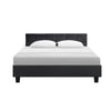 Tino Bed Frame Fabric - Charcoal King