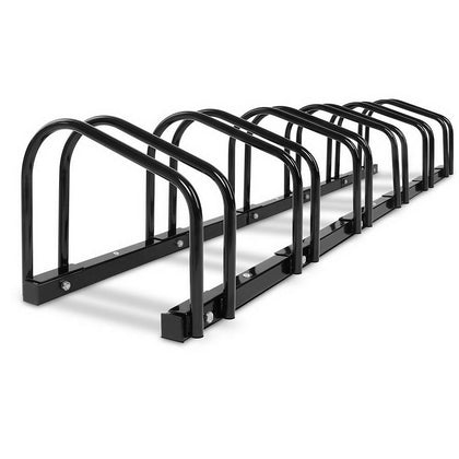 Weisshorn 6 Bike Stand Floor Bicycle Storage Black