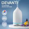 Devanti Ceramics Aroma Diffuser Aromatherapy Essential Oil Air Humidifier Ultrasonic Cool Mist White