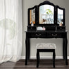 Artiss Dressing Table with Mirror - Black