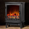 Devanti Electric Fireplace Wood Heater Portable Fire Log Flame Effect Winter Warm 1800W