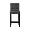 Artiss Set of 2 Provincial Style Bar Stools - Charcoal