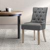 Artiss French Provincial Dining Chair - Grey