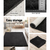 Artiss Floor Rugs Ultra Soft Shaggy Rug Large 200x230cm Carpet Mat Area Black