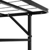 Artiss Foldable Single Metal Bed Frame - Black