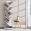 Artiss Display Shelf 9-Shelf Tree Bookshelf Book Storage Rack Bookcase White