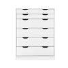 Artiss 6 Chest of Drawers Tallboy Cabinet Storage Dresser Table Bedroom Storage