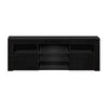 Artiss 145cm RGB LED TV Cabinet Entertainment Unit Stand Gloss Furniture Black