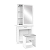 Artiss Dressing Table Mirror Stool Mirror Jewellery Cabinet Makeup Storage Desk