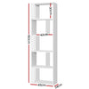 Artiss Display Shelf 5 Tier Storage Bookshelf Bookcase Ladder Stand Rack