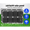 LockMaster 40W Swing Gate Opener Auto Solar Power 600KG