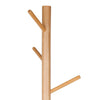 Artiss Wooden Clothes Stand with 6 Hooks - Beige