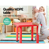 Keezi Kids Table Study Desk Children Furniture Plastic Red