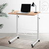 Artiss Laptop Table Desk Portable - Light Wood