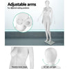 175cm Tall Full Body Female Mannequin - White