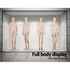 175cm Tall Full Body Female Mannequin - Skin Coloured