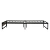 Artiss Metal Bed Frame King Single Size Mattress Base Platform Wooden Black OSLO