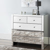 Artiss Chest of Drawers Tallboy Dresser Table Mirrored 5 Drawers Storage Cabinet