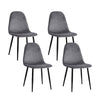 4 X Artiss Dining Chairs Dark Grey