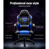 Artiss Office Chair Computer Desk Gaming Chair Study Home Work Recliner Black Blue