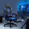 Artiss Office Chair Computer Desk Gaming Chair Study Home Work Recliner Black Blue