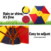 Keezi Kids Wooden Picnic Table Set with Umbrella