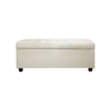 Artiss PU Leather Storage Ottoman - Cream