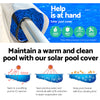 Aquabuddy Solar Swimming Pool Cover Roller 400 Micron Adjustable Blanket 10 X 4m