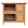 i.Pet Rabbit Hutch Wooden Chicken Coop Pet Hutch 82cm x 91.5cm x 45cm