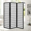 Artiss 3 Panel Wooden Room Divider - Black