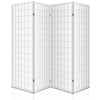 Artiss 4 Panel Wooden Room Divider - White