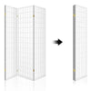 Artiss 4 Panel Wooden Room Divider - White