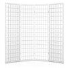 Artiss 4 Panel Wooden Room Divider - White